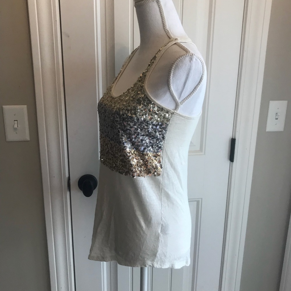 Sequined Racerback Tank - Picture 4 of 5
